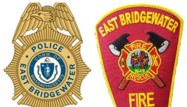 East Bridgwater Police Fire patch badge